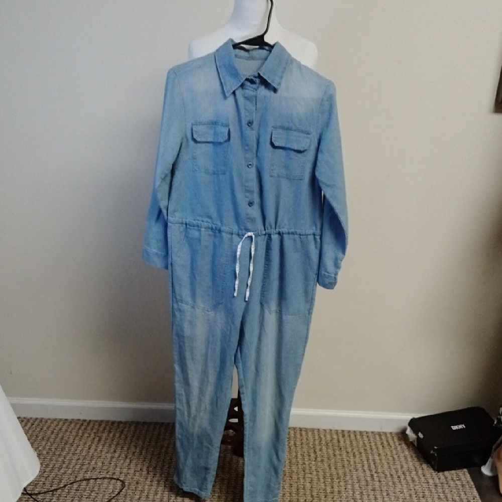 Denim Blue Jumpsuit
